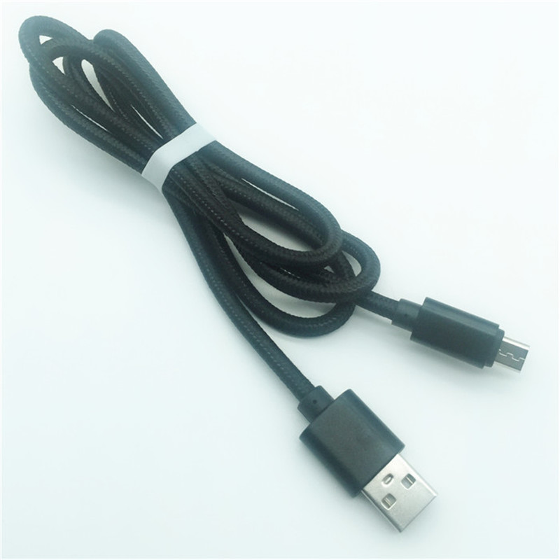 KPS-1005CB Cavo micro caricabatterie rapido micro flessibile 3ft OD4.5MM micro USB per cellulare Android