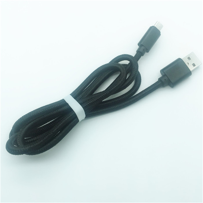 KPS-1005CB Cavo micro caricabatterie rapido micro flessibile 3ft OD4.5MM micro USB per cellulare Android