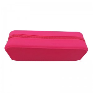 Astuccio per matite in silicone morbido colorato personalizzato novità all'ingrosso