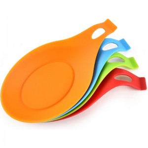 Supporto per cucchiaio in silicone Utensili da cucina in silicone Cuscino per cucchiaio in silicone Supporto per cucchiaio più supporto