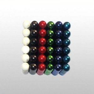 Sfera magnetica colorata magnetica educativa su misura N35 NdFeB