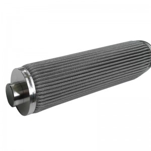 Filtri hot melt pieghettati in acciaio inossidabile