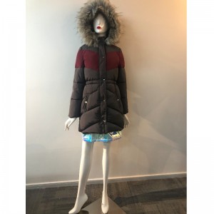 CAPPOTTO IN PUFFER CON CONTRASTO DA DONNA RLWPC0068