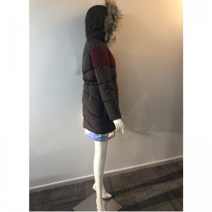 CAPPOTTO IN PUFFER CON CONTRASTO DA DONNA RLWPC0068