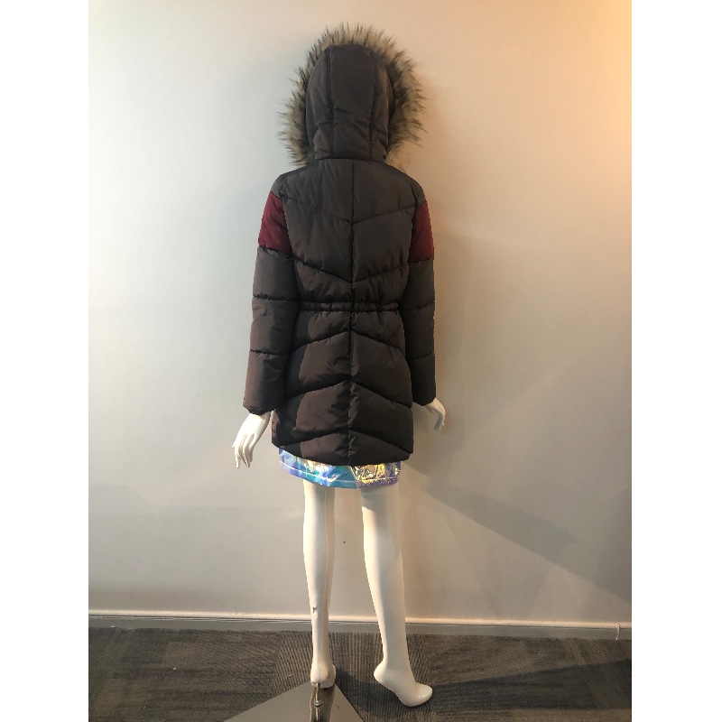 CAPPOTTO IN PUFFER CON CONTRASTO DA DONNA RLWPC0068