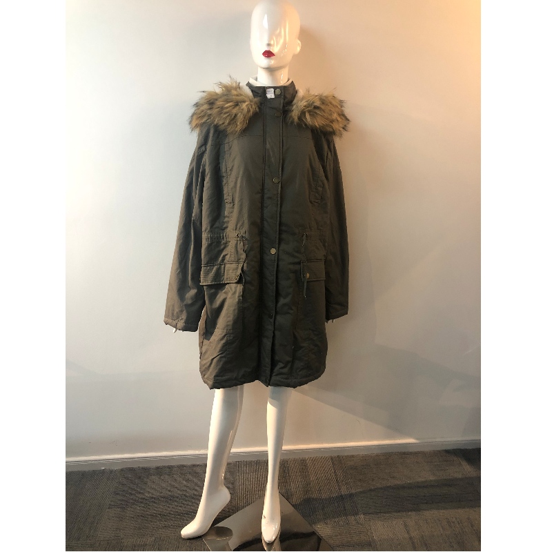 CAPPOTTO IMBOTTITO GRIGIO SCURO DONNA RLWPC0071
