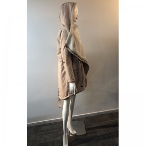 PARKA DA CASCATA DONNA CON FODERA BORG IN ROSA RLWPC0075