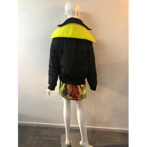 CAPPOTTO PUFFER CON AMPIO COLLETTO DA DONNA RLWPC0084