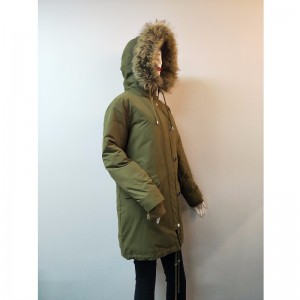 CAPPOTTO RESISTENTE ALLA DOCCIA DA DONNA IN KHAKI RLWPC0086