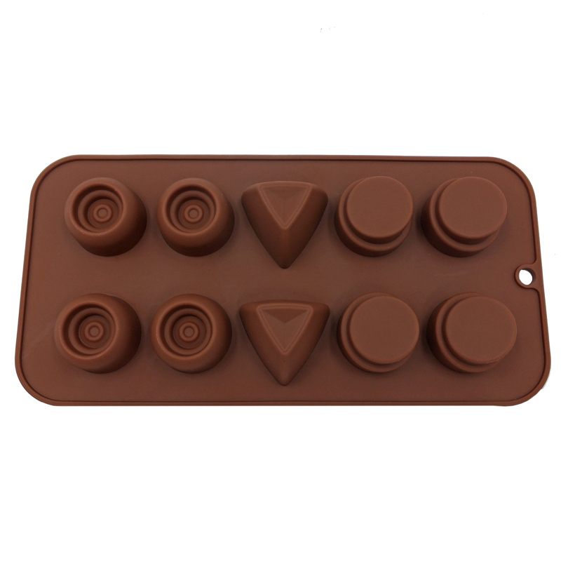 10 cavità Stampi in silicone per stampi per cioccolato
