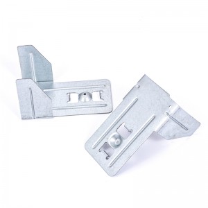 Staffa di fissaggio OEM in acciaio zincato e metallo