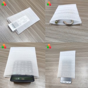 Borsa in schiuma di epe antistatica impermeabile antiurto trasparente personalizzata con ispessimento PE PO sacchetto di imballaggio in polietilene espanso