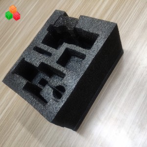 inserto in schiuma di epe colorata antiurto in schiuma di epe con imballo interno in schiuma personalizzata di alta qualità per materiale da imballaggio di bottiglie di vino