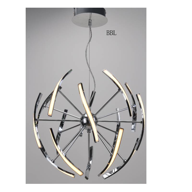 Lampada a sospensione a LED con striscia in alluminio