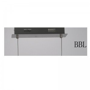 Lampada a sospensione a LED con striscia quadrata in alluminio