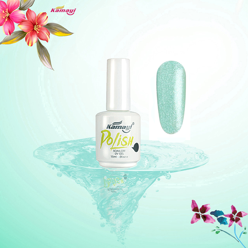 kamayi Nuovo smalto gel colorato Almond Blossom Nails Polish 3 Step Gel Polish