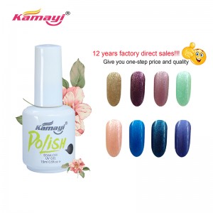 Kamayi Prodotti per unghie In Usa Campione gratuito Uv Gel Smalto per unghie Bottiglia nera 15ml Gel Polish