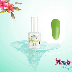 Kamayi Vendita calda 15ml Smalto per unghie professionale in gel colorato organico Uv Smalto verde per unghie artistiche