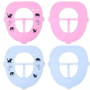 Nuovo cuscino antibatterico in silicone per sedile da toilette per uso domestico, impermeabile e facile da pulire