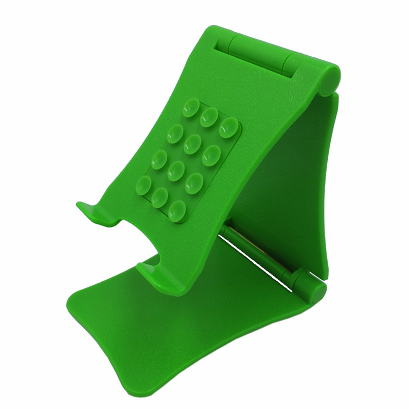 Supporto per telefono pieghevole in silicone regolabile verde