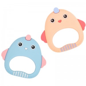 Gomma da masticare in silicone cute gum di pollo anti-morso mano placare molari giocattolo prodotti materni e infantili