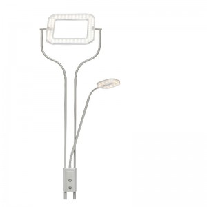 Lampada da terra a LED madre e figlio ad alta tensione con pannello LED quadrato