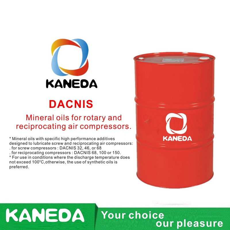 KANEDA DACNIS Oli minerali per compressori d'aria rotanti e alternativi