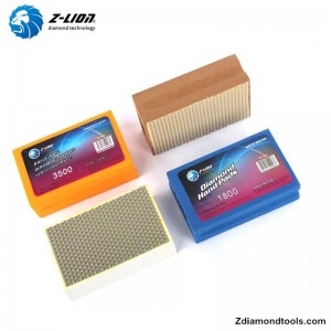 Z-LION ZL-37D Dischetti diamantati per lucidare a mano in resina per vetro, pietra, cemento