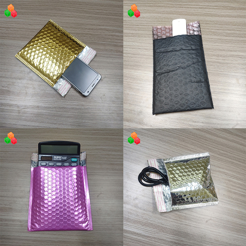 Buste postali imbottite personalizzate in plastica OEM confezionate in busta antiurto per bolle di sicurezza in busta a bolle d'aria in alluminio