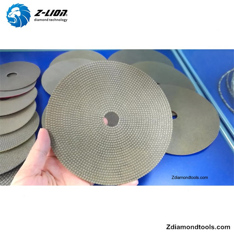 ZLION ZL-123E Placche diamantate per lucidatura diamantate da 7 