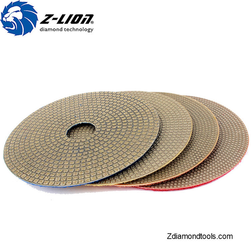 ZLION ZL-123E Placche diamantate per lucidatura diamantate da 7 