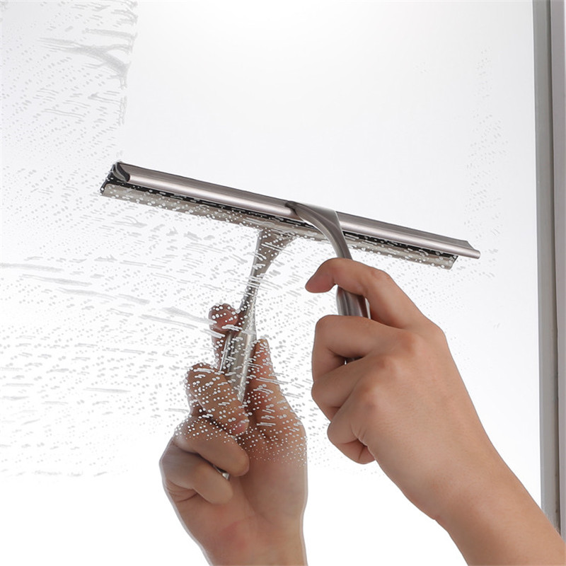 Tergipavimenti professionali in acciaio inox per vetro della doccia del bagno con supporto per ganci a ventosa