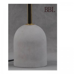 Lampada da tavolo a LED ad alta tensione con base in cemento