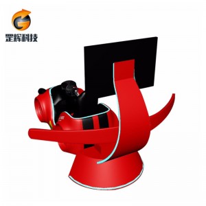 Macchina da corsa VR simulatore Macchina da corsa a tre assi vr parco macchine a tema globale vendita calda