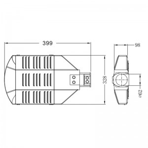 Lampione a LED classico 50W