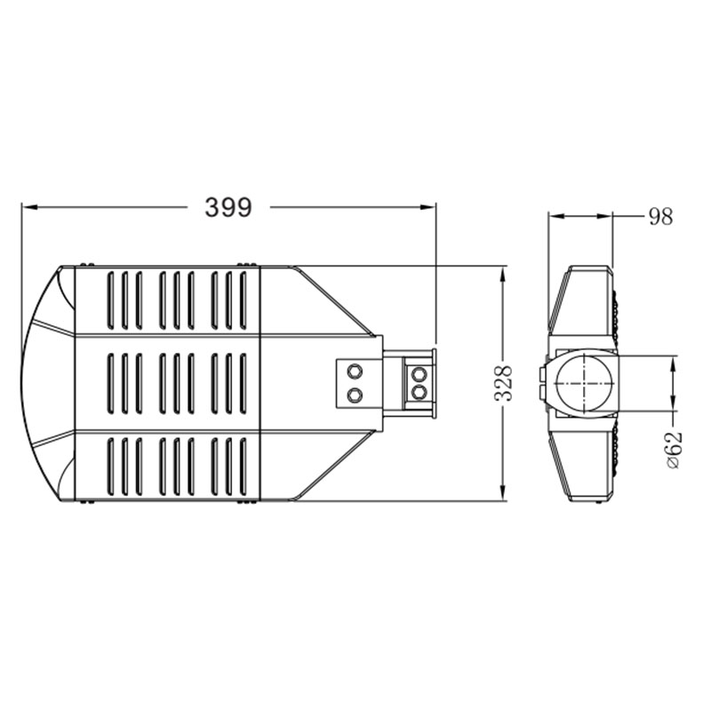 Lampione a LED classico 50W