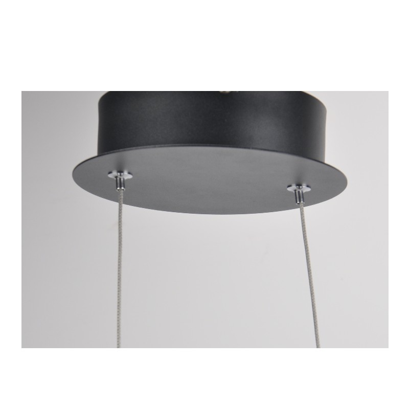 Lampada a sospensione LED con anello circolare acrilico e funzione di regolazione