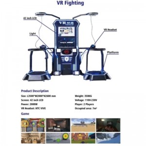 Simulatore di gioco multigiocatore interattivo per HTC VR in piedi sparare interattivo \/ pugilato \/ sciabola