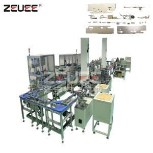 Macchina automatica per l'assemblaggio della scatola di chiusura degli accessori per porte e finestre