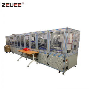 Macchina automatica per l'assemblaggio dei componenti del motore della spazzola principale