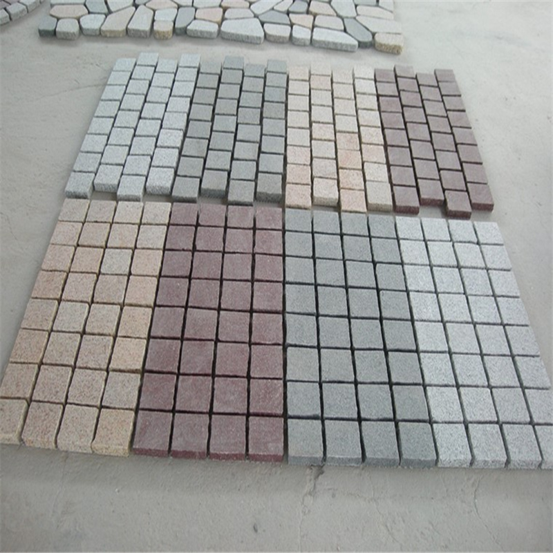 Pietra del modello di pavimentazione del fan del granito