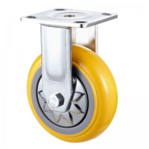 Heavy Duty: alloggiamento cromato con ruota in TPE nero9