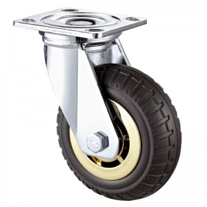 Heavy Duty: alloggiamento cromato con ruota in TPE nero11