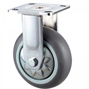 Heavy Duty: alloggiamento cromato con ruota in TPE nero13