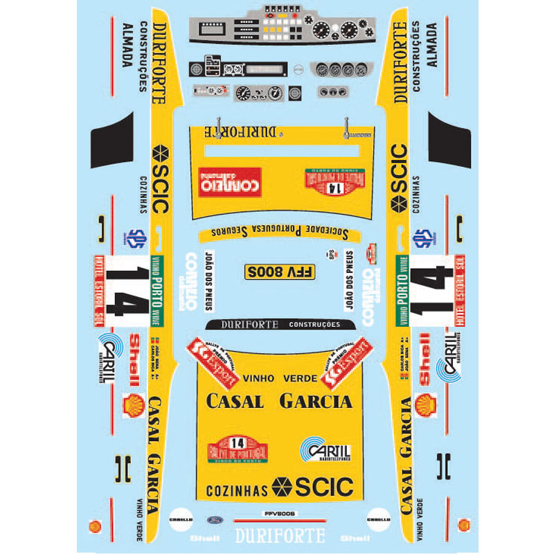 decalcomania scivolo modello di auto