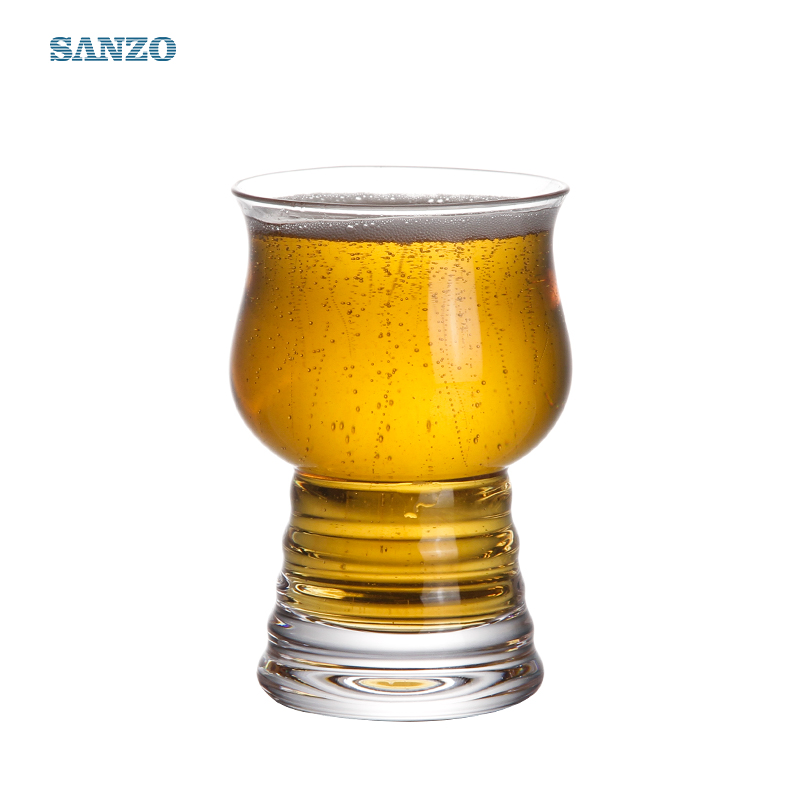 Bicchiere di birra Sanzo 6oz Stampato personalizzato Bicchiere di birra ottagono