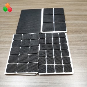 Dongguan progettato dimensioni mobili in gomma autoadesiva tavolo gamba piedi protezione pad eva schiuma sedia gamba scivola protettore