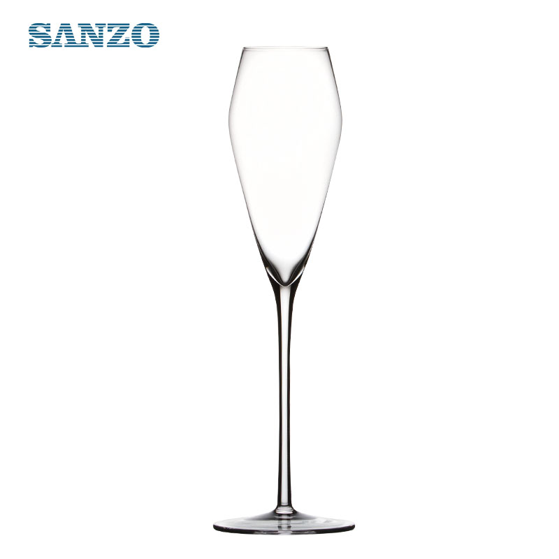 Flute di champagne in plastica soffiate a mano su misura in vetro soffiato champagne SANZO