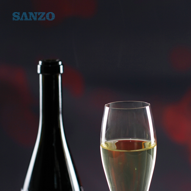 Flute di champagne in plastica soffiate a mano su misura in vetro soffiato champagne SANZO
