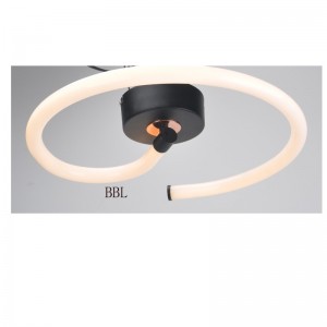 Lampada da soffitto a LED con tubo acrilico